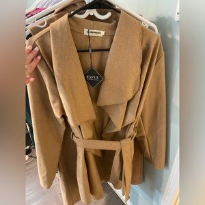BNWT Zaful chestnut jacket size large although fits more like a small/ medium
